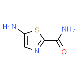 ChemSpider 2D Image | 5-Amino-1,3-thiazole-2-carboxamide | C4H5N3OS