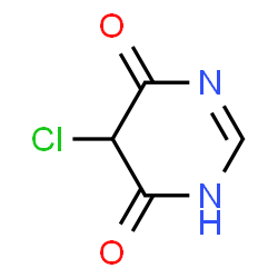 ChemSpider 2D Image | 5-Chloro-4,6(1H,5H)-pyrimidinedione | C4H3ClN2O2