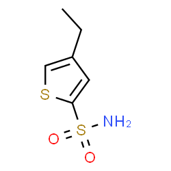 ChemSpider 2D Image | 4-Ethyl-2-thiophenesulfonamide | C6H9NO2S2