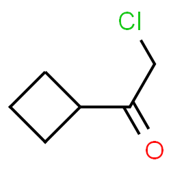 ChemSpider 2D Image | 2-Chloro-1-cyclobutylethanone | C6H9ClO