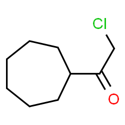 ChemSpider 2D Image | 2-Chloro-1-cycloheptylethanone | C9H15ClO