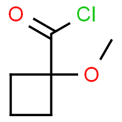 ChemSpider 2D Image | 1-Methoxycyclobutanecarbonyl chloride | C6H9ClO2