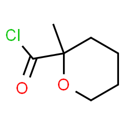 ChemSpider 2D Image | 2-Methyltetrahydro-2H-pyran-2-carbonyl chloride | C7H11ClO2