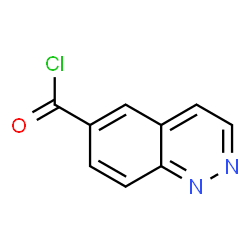 ChemSpider 2D Image | 6-Cinnolinecarbonyl chloride | C9H5ClN2O