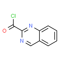 ChemSpider 2D Image | 2-Quinazolinecarbonyl chloride | C9H5ClN2O