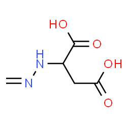 ChemSpider 2D Image | 2-(2-Methylenehydrazino)succinic acid | C5H8N2O4