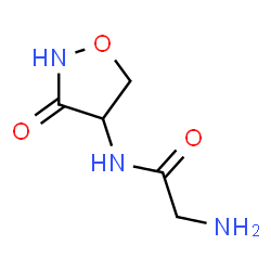 ChemSpider 2D Image | N-(3-Oxo-1,2-oxazolidin-4-yl)glycinamide | C5H9N3O3