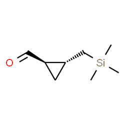 ChemSpider 2D Image | (1R,2R)-2-[(Trimethylsilyl)methyl]cyclopropanecarbaldehyde | C8H16OSi