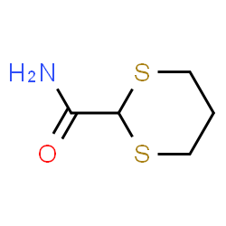 ChemSpider 2D Image | 1,3-Dithiane-2-carboxamide | C5H9NOS2