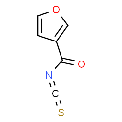 ChemSpider 2D Image | 3-Furoyl isothiocyanate | C6H3NO2S