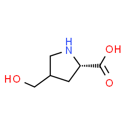 ChemSpider 2D Image | 4-(Hydroxymethyl)-L-proline | C6H11NO3