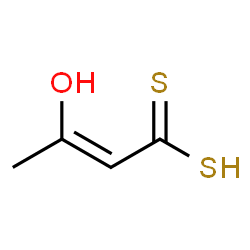 ChemSpider 2D Image | (2Z)-3-Hydroxy-2-butene(dithioic) acid | C4H6OS2