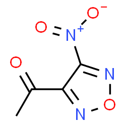 ChemSpider 2D Image | 1-(4-Nitro-1,2,5-oxadiazol-3-yl)ethanone | C4H3N3O4
