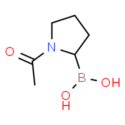 ChemSpider 2D Image | (1-Acetyl-2-pyrrolidinyl)boronic acid | C6H12BNO3