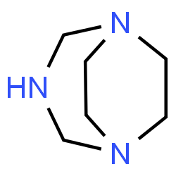 ChemSpider 2D Image | 1,3,5-Triazabicyclo[3.2.2]nonane | C6H13N3