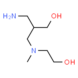 ChemSpider 2D Image | 3-Amino-2-{[(2-hydroxyethyl)(methyl)amino]methyl}-1-propanol | C7H18N2O2