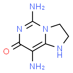 ChemSpider 2D Image | 5,8-Diamino-2,3-dihydroimidazo[1,2-c]pyrimidin-7(1H)-one | C6H9N5O