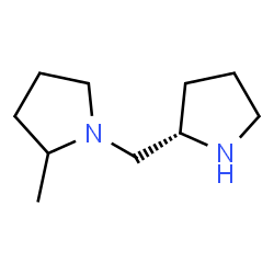 ChemSpider 2D Image | 2-Methyl-1-[(2S)-2-pyrrolidinylmethyl]pyrrolidine | C10H20N2