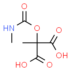 ChemSpider 2D Image | Methyl[(methylcarbamoyl)oxy]malonic acid | C6H9NO6