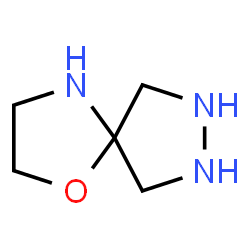 ChemSpider 2D Image | 1-Oxa-4,7,8-triazaspiro[4.4]nonane | C5H11N3O