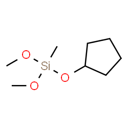 ChemSpider 2D Image | (Cyclopentyloxy)(dimethoxy)methylsilane | C8H18O3Si