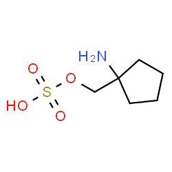 ChemSpider 2D Image | (1-Aminocyclopentyl)methyl hydrogen sulfate | C6H13NO4S