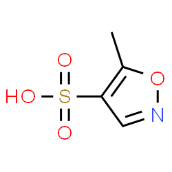 ChemSpider 2D Image | 5-Methyl-1,2-oxazole-4-sulfonic acid | C4H5NO4S