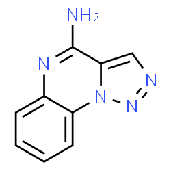 ChemSpider 2D Image | [1,2,3]Triazolo[1,5-a]quinoxalin-4-amine | C9H7N5