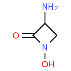 ChemSpider 2D Image | 3-Amino-1-hydroxy-2-azetidinone | C3H6N2O2