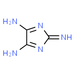 ChemSpider 2D Image | 2-Imino-2H-imidazole-4,5-diamine | C3H5N5