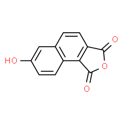 ChemSpider 2D Image | 7-Hydroxynaphtho[1,2-c]furan-1,3-dione | C12H6O4