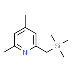 ChemSpider 2D Image | 2,4-Dimethyl-6-[(trimethylsilyl)methyl]pyridine | C11H19NSi