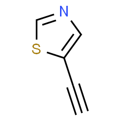 ChemSpider 2D Image | 5-Ethynyl-1,3-thiazole | C5H3NS