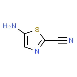 ChemSpider 2D Image | 5-Amino-1,3-thiazole-2-carbonitrile | C4H3N3S