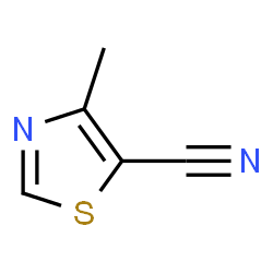 ChemSpider 2D Image | 4-Methyl-1,3-thiazole-5-carbonitrile | C5H4N2S