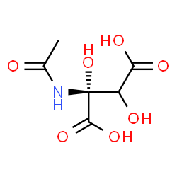 ChemSpider 2D Image | N-Acetyl-2,3-dihydroxy-L-aspartic acid | C6H9NO7