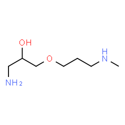 ChemSpider 2D Image | 1-Amino-3-[3-(methylamino)propoxy]-2-propanol | C7H18N2O2