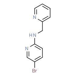 ChemSpider 2D Image | 5-bromo-N-(2-pyridylmethyl)pyridin-2-amine | C11H10BrN3