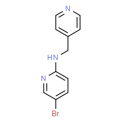 ChemSpider 2D Image | 5-BROMO-N-[(PYRIDIN-4-YL)METHYL]PYRIDIN-2-AMINE | C11H10BrN3