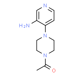 ChemSpider 2D Image | 1-(4-(3-Aminopyridin-4-yl)piperazin-1-yl)ethanone | C11H16N4O
