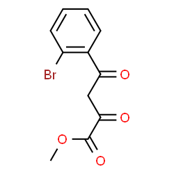 ChemSpider 2D Image | Methyl 4-(2-bromophenyl)-2,4-dioxobutanoate | C11H9BrO4