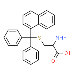 ChemSpider 2D Image | S-[1-Naphthyl(diphenyl)methyl]cysteine | C26H23NO2S