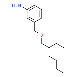 ChemSpider 2D Image | 3-{[(2-Ethylhexyl)oxy]methyl}aniline | C15H25NO