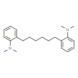 ChemSpider 2D Image | 2,2'-(1,6-Hexanediyl)bis(N,N-dimethylaniline) | C22H32N2