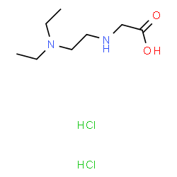ChemSpider 2D Image | N-[2-(Diethylamino)ethyl]glycine dihydrochloride | C8H20Cl2N2O2