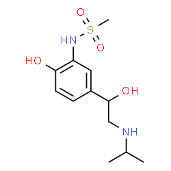 ChemSpider 2D Image | soterenol | C12H20N2O4S