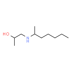 ChemSpider 2D Image | 1-(2-Heptanylamino)-2-propanol | C10H23NO