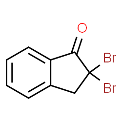 ChemSpider 2D Image | 2,2-Dibromo-1-indanone | C9H6Br2O
