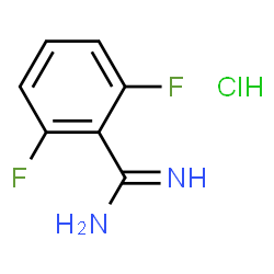 ChemSpider 2D Image | 2,6-Difluoro-benzamidine hydrochloride | C7H7ClF2N2