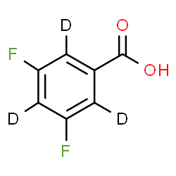 ChemSpider 2D Image | 3,5-Difluoro(~2~H_3_)benzoic acid | C7HD3F2O2